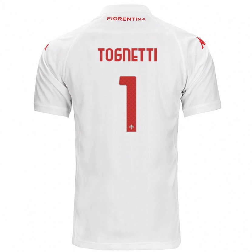 Danxen Mujer Camiseta Laerte Tognetti #1 Blanco 2ª Equipación 2024/25 La Camisa México