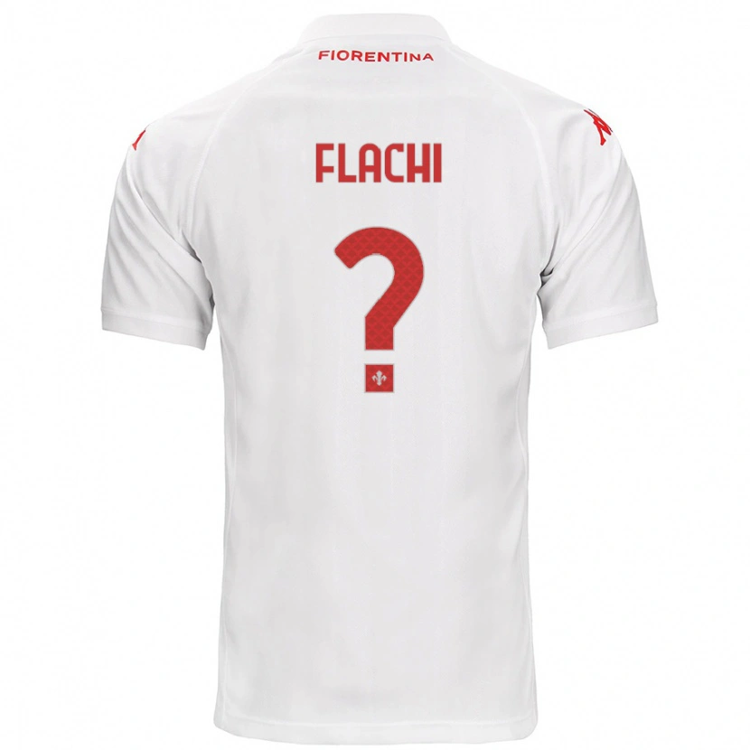Danxen Mujer Camiseta Tommaso Flachi #0 Blanco 2ª Equipación 2024/25 La Camisa México