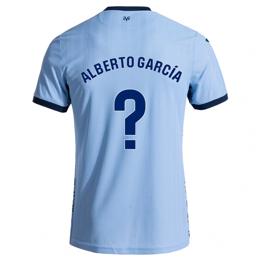 Danxen Mujer Camiseta Alberto García #0 Azul Cielo 2ª Equipación 2024/25 La Camisa México