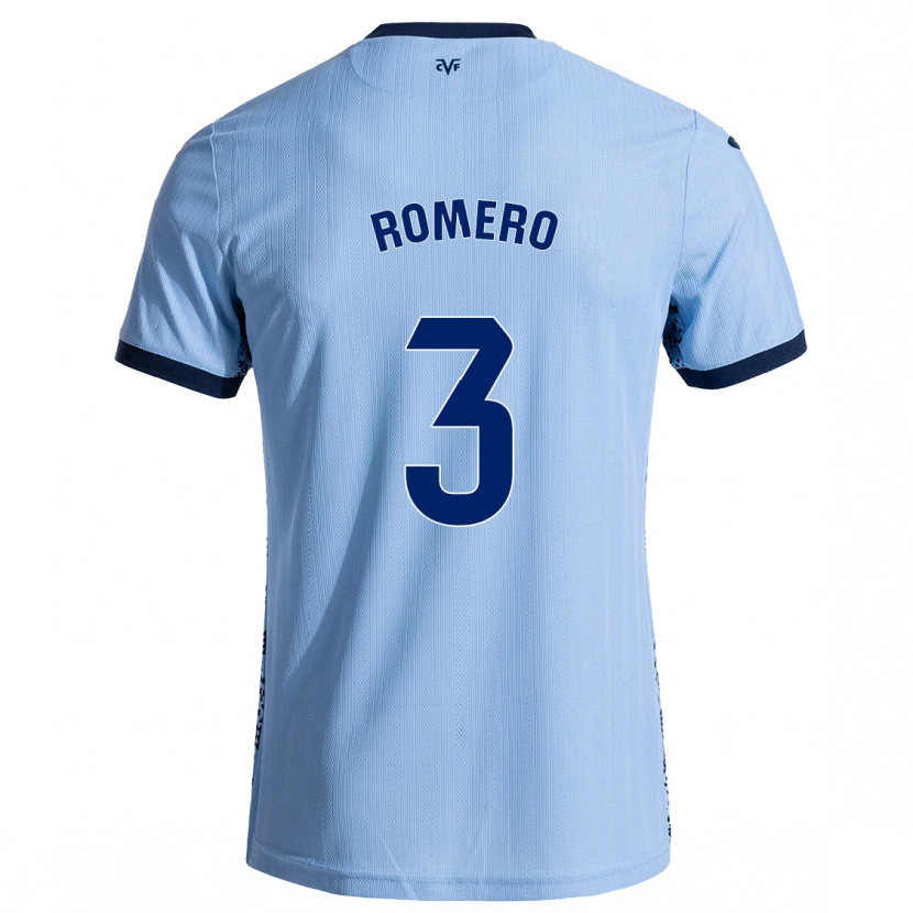 Danxen Mujer Camiseta Cristo Romero #3 Azul Cielo 2ª Equipación 2024/25 La Camisa México