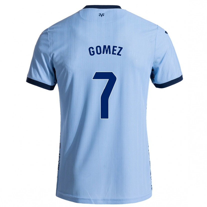 Danxen Mujer Camiseta Lucía Gómez #7 Azul Cielo 2ª Equipación 2024/25 La Camisa México
