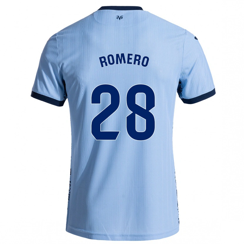 Danxen Mujer Camiseta María Romero #28 Azul Cielo 2ª Equipación 2024/25 La Camisa México
