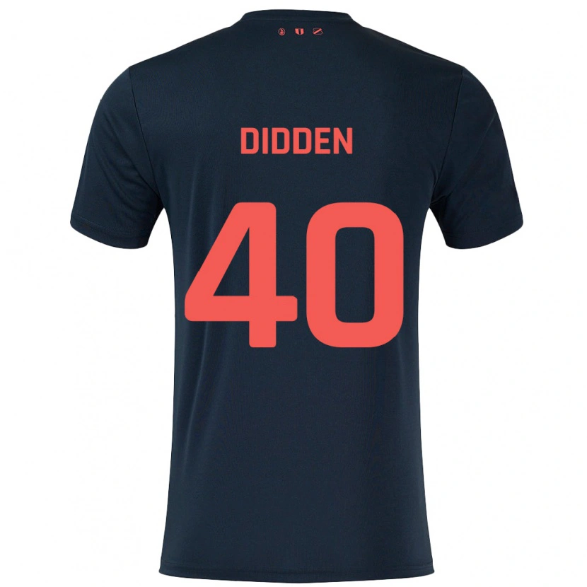 Danxen Mujer Camiseta Matisse Didden #40 Negro Rojo 2ª Equipación 2024/25 La Camisa México