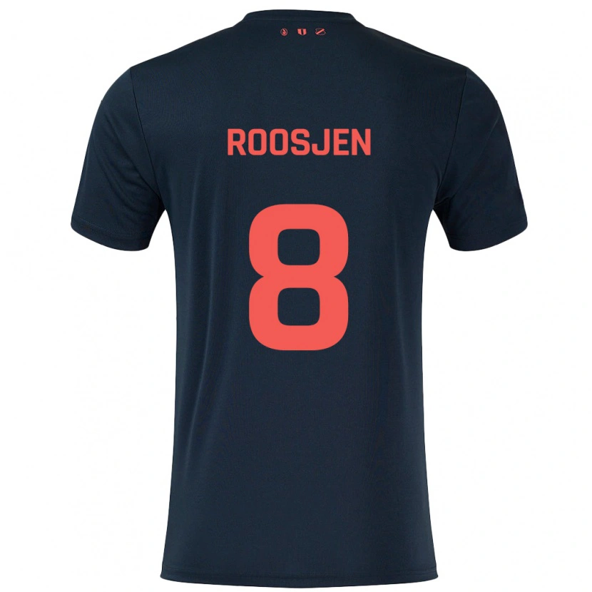 Danxen Mujer Camiseta Judith Roosjen #8 Negro Rojo 2ª Equipación 2024/25 La Camisa México