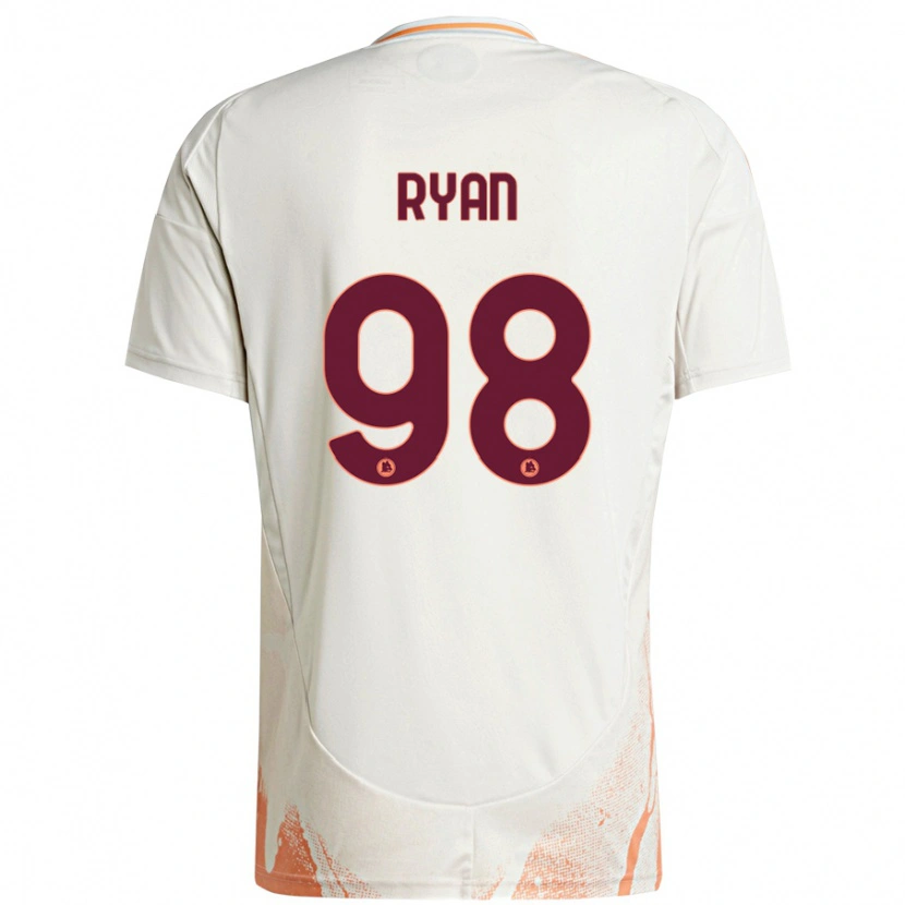 Danxen Mujer Camiseta Mathew Ryan #98 Crema Blanco Naranja 2ª Equipación 2024/25 La Camisa México