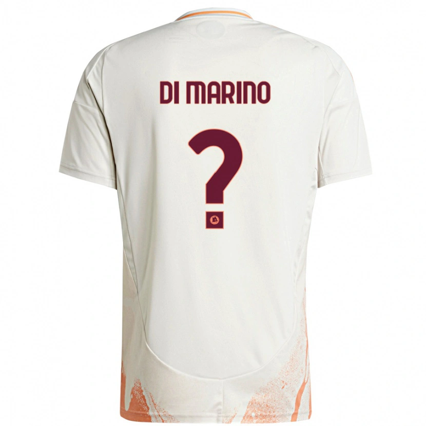 Danxen Mujer Camiseta Baldo Di Marino #0 Crema Blanco Naranja 2ª Equipación 2024/25 La Camisa México