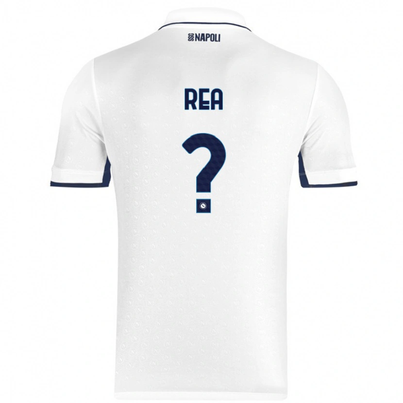 Danxen Mujer Camiseta Roberto Rea #0 Blanco Azul Real 2ª Equipación 2024/25 La Camisa México