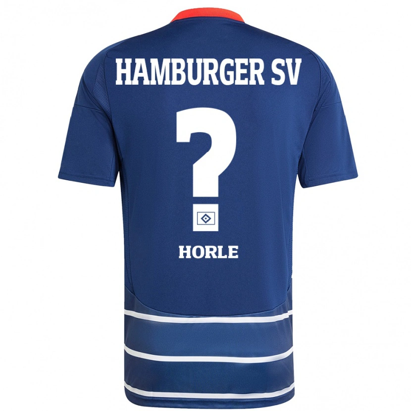 Danxen Mujer Camiseta Tim Niclas Hörle #0 Azul Oscuro 2ª Equipación 2024/25 La Camisa México