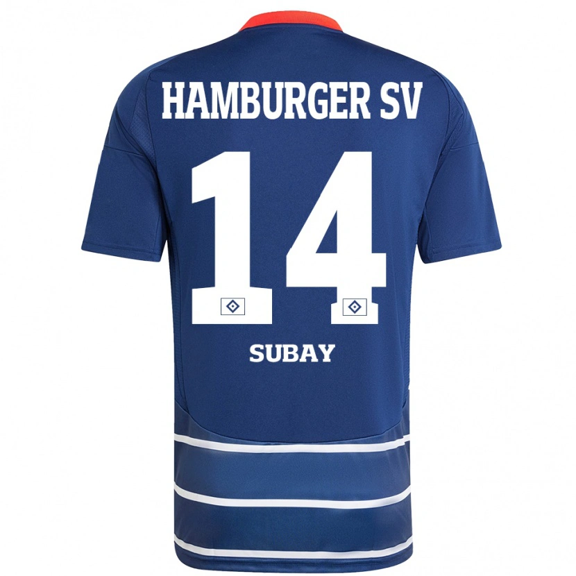 Danxen Mujer Camiseta Okan Özer Subay #14 Azul Oscuro 2ª Equipación 2024/25 La Camisa México