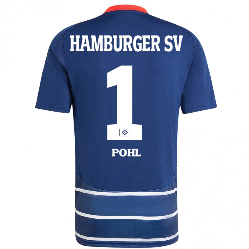 Danxen Mujer Camiseta Christina Pohl #1 Azul Oscuro 2ª Equipación 2024/25 La Camisa México