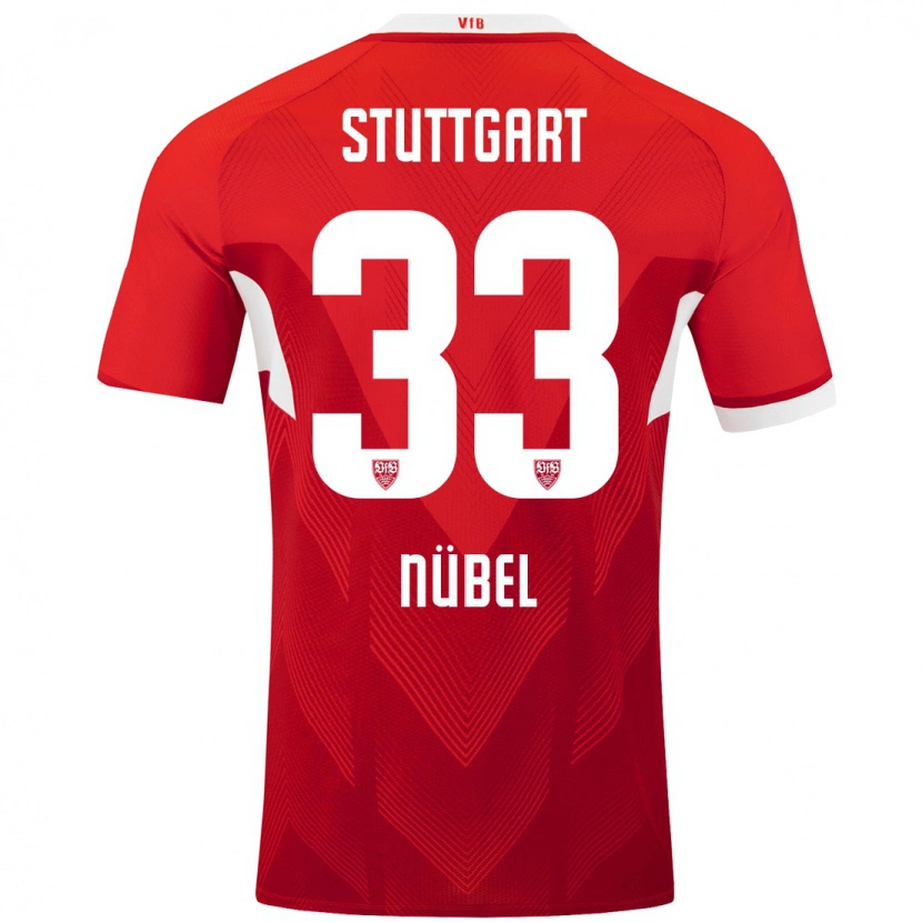 Danxen Mujer Camiseta Alexander Nübel #33 Rojo Blanco 2ª Equipación 2024/25 La Camisa México