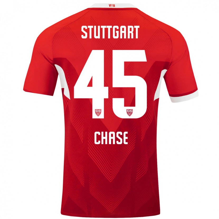 Danxen Mujer Camiseta Anrie Chase #45 Rojo Blanco 2ª Equipación 2024/25 La Camisa México