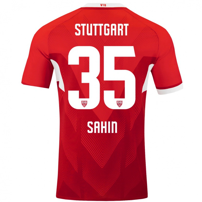 Danxen Mujer Camiseta Mehmet Sahin #35 Rojo Blanco 2ª Equipación 2024/25 La Camisa México
