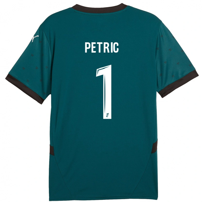 Danxen Mujer Camiseta Denis Petric #1 Verde Oscuro 2ª Equipación 2024/25 La Camisa México