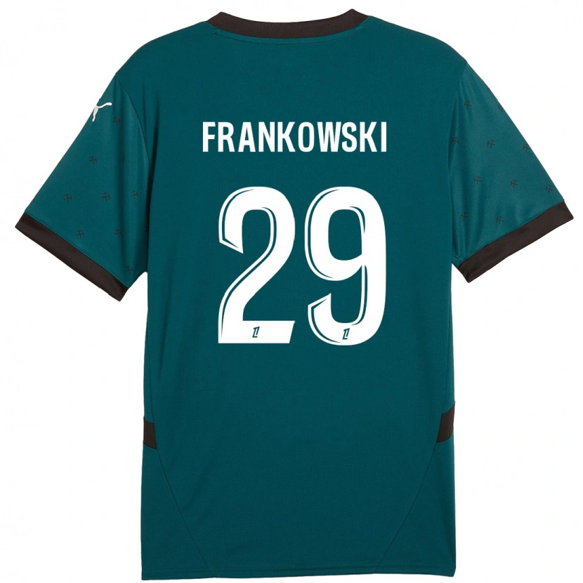 Danxen Mujer Camiseta Przemyslaw Frankowski #29 Verde Oscuro 2ª Equipación 2024/25 La Camisa México