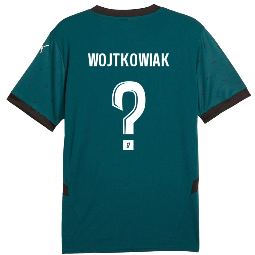 Danxen Mujer Camiseta Valentin Wojtkowiak #0 Verde Oscuro 2ª Equipación 2024/25 La Camisa México