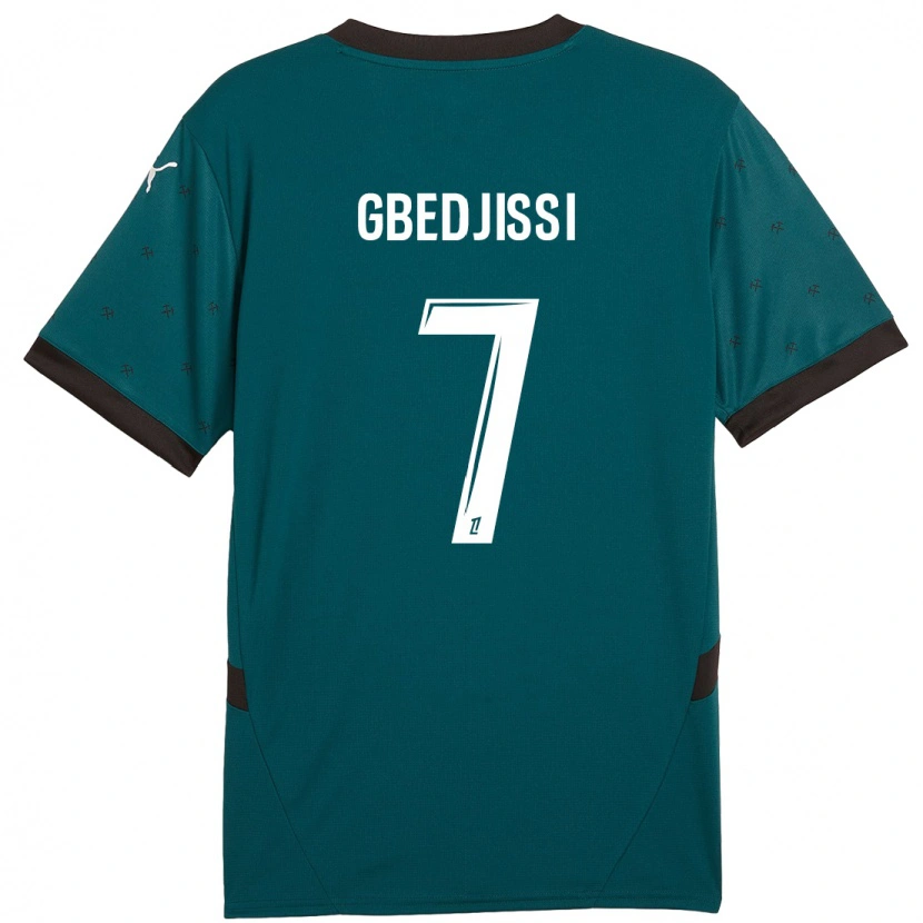 Danxen Mujer Camiseta Aude Gbedjissi #7 Verde Oscuro 2ª Equipación 2024/25 La Camisa México