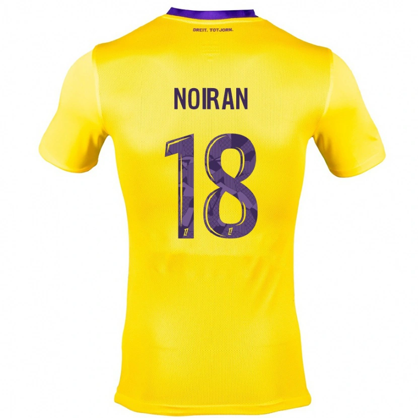 Danxen Mujer Camiseta Clara Noiran #18 Amarillo Morado 2ª Equipación 2024/25 La Camisa México