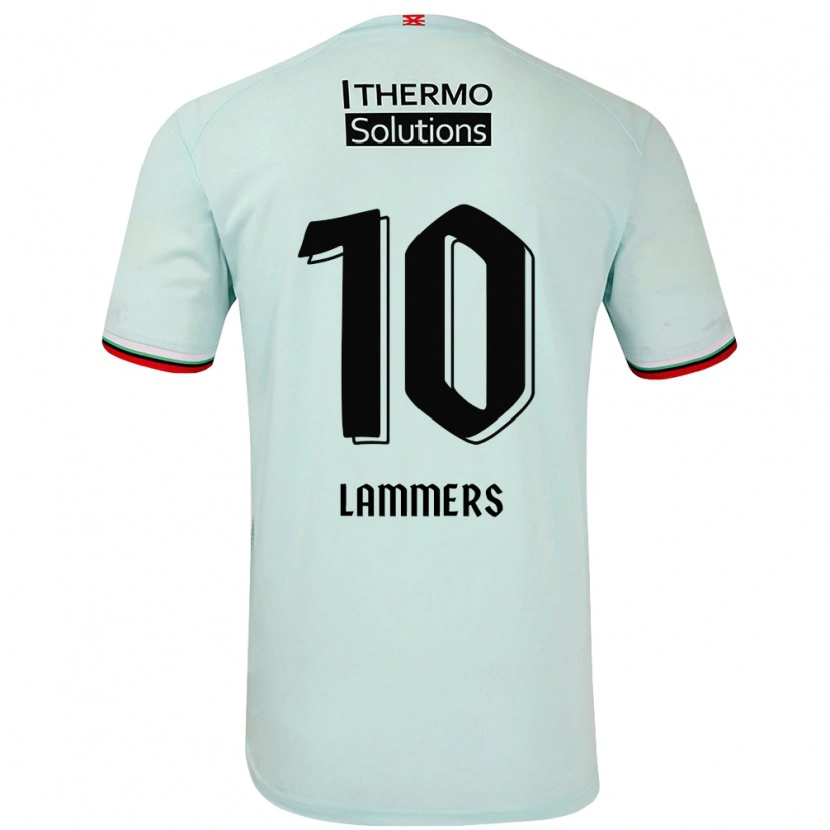 Danxen Mujer Camiseta Sam Lammers #10 Verde Claro 2ª Equipación 2024/25 La Camisa México