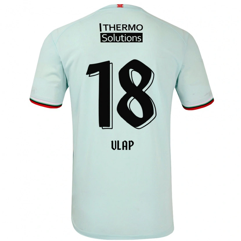 Danxen Mujer Camiseta Michel Vlap #18 Verde Claro 2ª Equipación 2024/25 La Camisa México