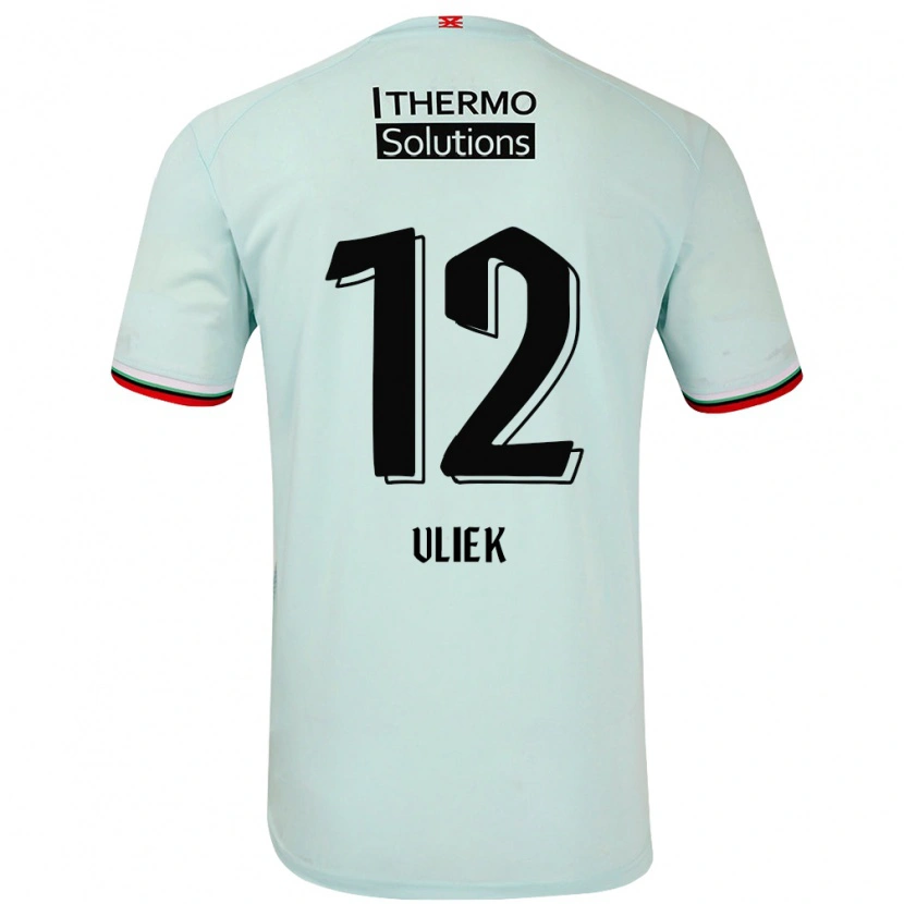 Danxen Mujer Camiseta Leonie Vliek #12 Verde Claro 2ª Equipación 2024/25 La Camisa México