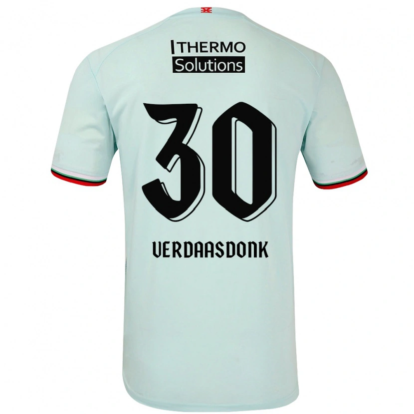 Danxen Mujer Camiseta Suus Verdaasdonk #30 Verde Claro 2ª Equipación 2024/25 La Camisa México