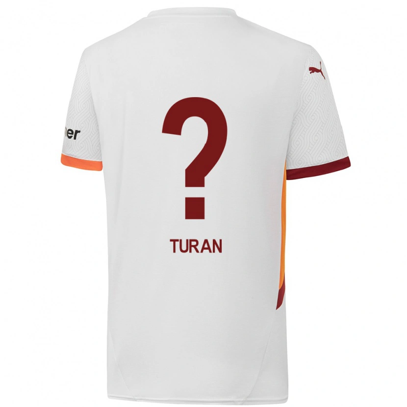 Danxen Mujer Camiseta Hasan Turan #0 Blanco Amarillo Rojo 2ª Equipación 2024/25 La Camisa México
