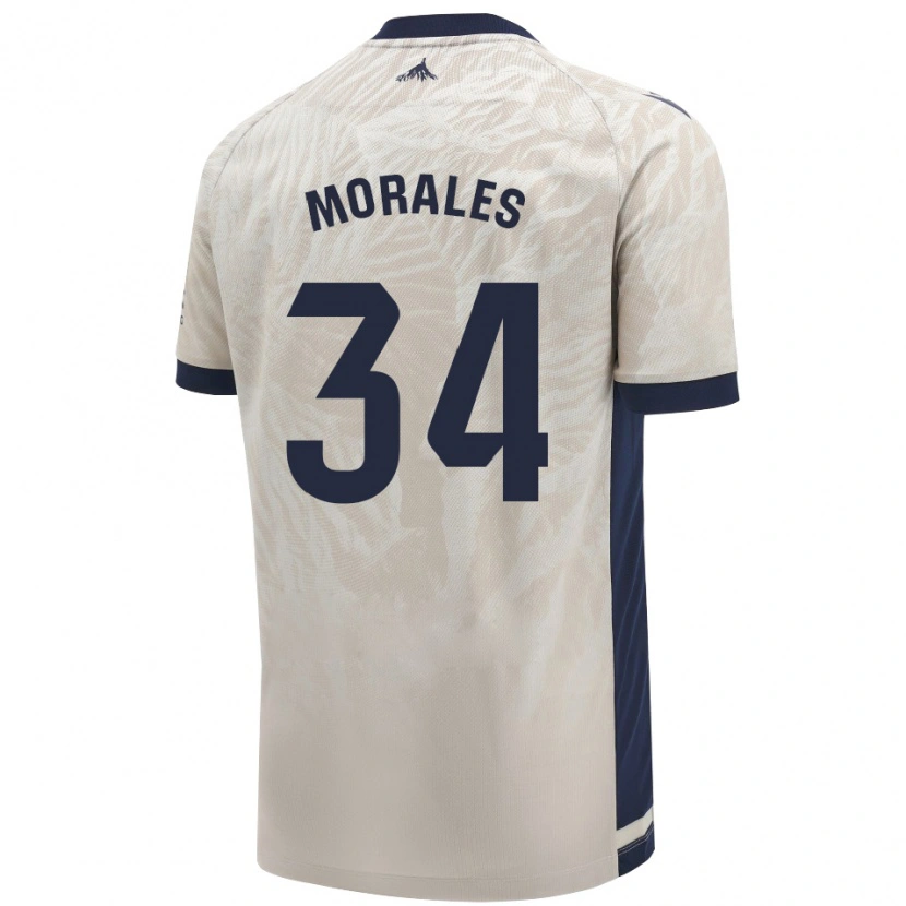 Danxen Mujer Camiseta Anai Morales #34 Gris Claro 2ª Equipación 2024/25 La Camisa México