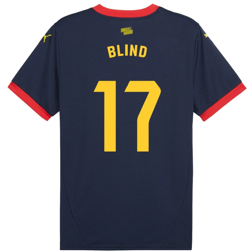 Danxen Mujer Camiseta Daley Blind #17 Azul Marino Rojo 2ª Equipación 2024/25 La Camisa México