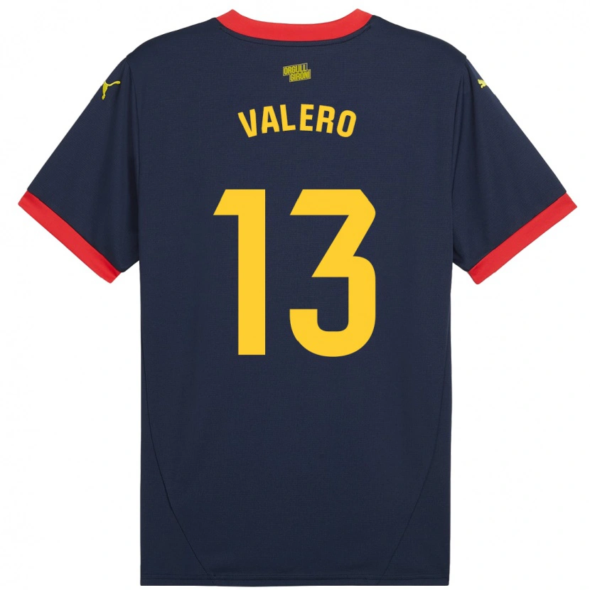 Danxen Mujer Camiseta Eliana Valero #13 Azul Marino Rojo 2ª Equipación 2024/25 La Camisa México