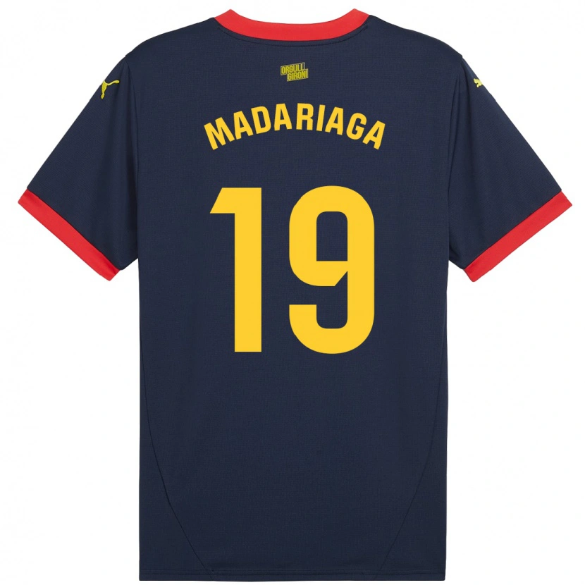 Danxen Mujer Camiseta Génesis Madariaga #19 Azul Marino Rojo 2ª Equipación 2024/25 La Camisa México