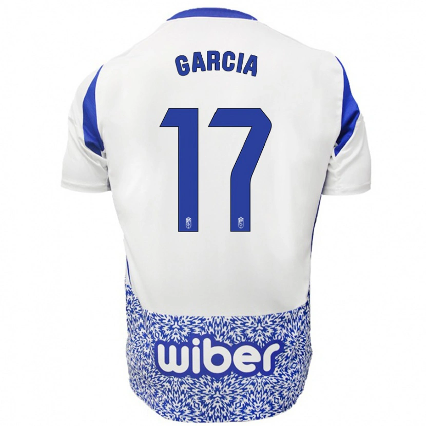 Danxen Mujer Camiseta Naima García #17 Blanco Azul 2ª Equipación 2024/25 La Camisa México