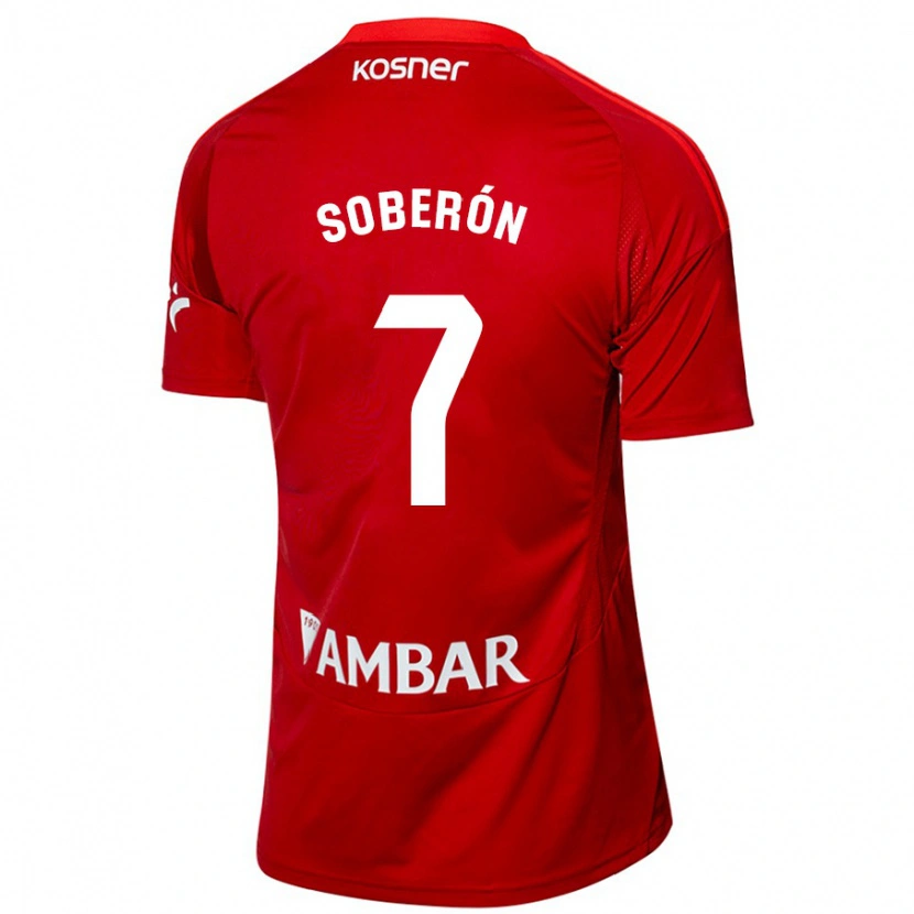 Danxen Mujer Camiseta Mario Soberón #7 Blanco Azul 2ª Equipación 2024/25 La Camisa México