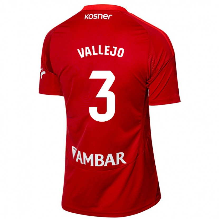 Danxen Mujer Camiseta Jaime Vallejo #3 Blanco Azul 2ª Equipación 2024/25 La Camisa México