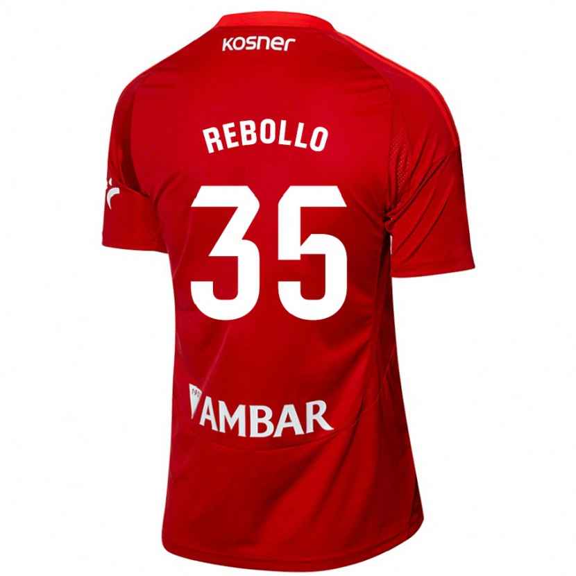 Danxen Mujer Camiseta Dani Rebollo #35 Blanco Azul 2ª Equipación 2024/25 La Camisa México