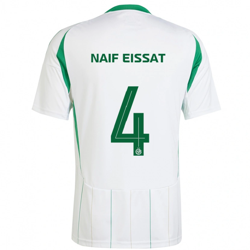 Danxen Mujer Camiseta Lisav Naif Eissat #4 Blanco Verde 2ª Equipación 2024/25 La Camisa México