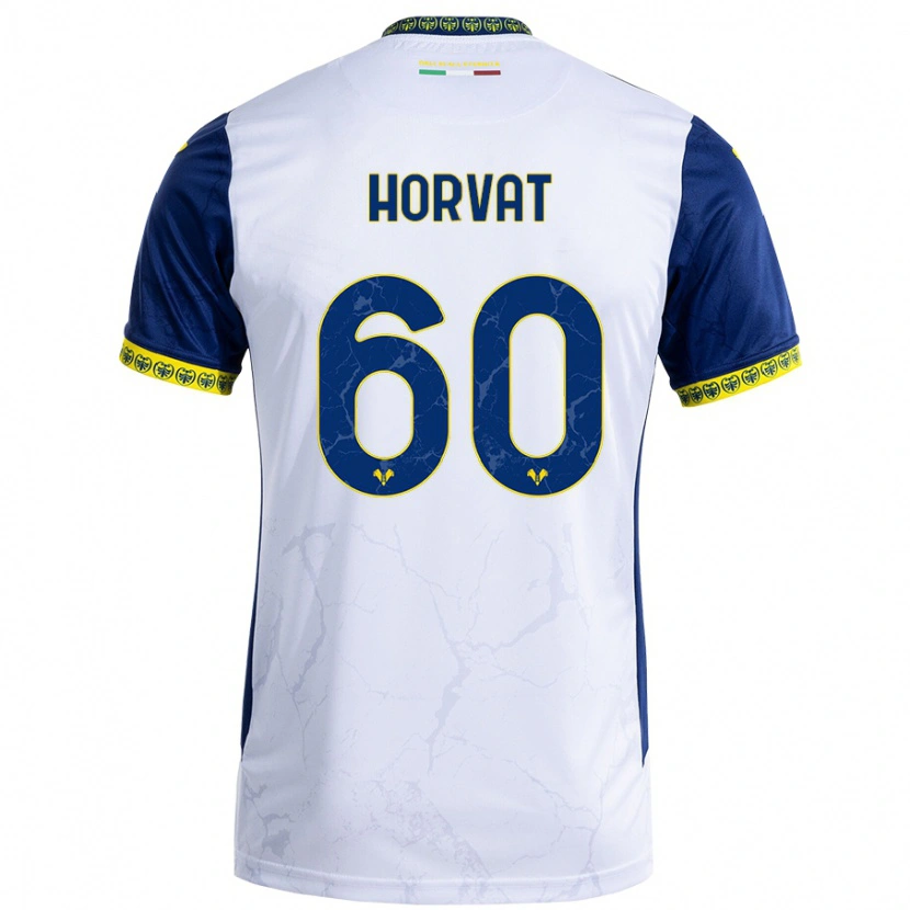 Danxen Mujer Camiseta Mihaela Horvat #60 Blanco Azul 2ª Equipación 2024/25 La Camisa México