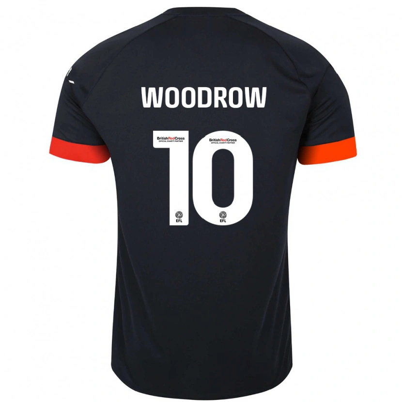 Danxen Mujer Camiseta Cauley Woodrow #10 Negro Naranja 2ª Equipación 2024/25 La Camisa México