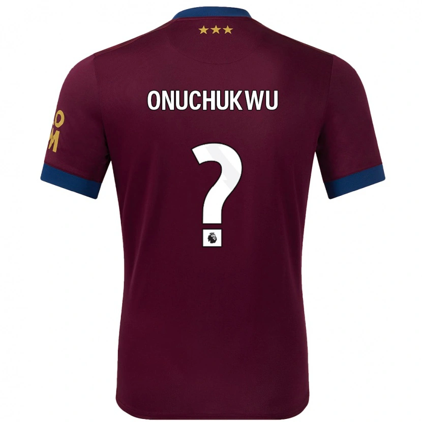 Danxen Mujer Camiseta Abube Onuchukwu #0 Marrón 2ª Equipación 2024/25 La Camisa México