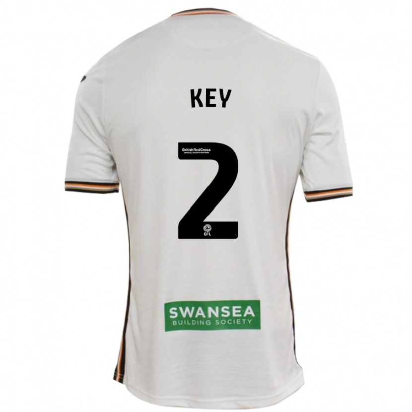 Danxen Niño Camiseta Josh Key #2 Blanco 1ª Equipación 2024/25 La Camisa México