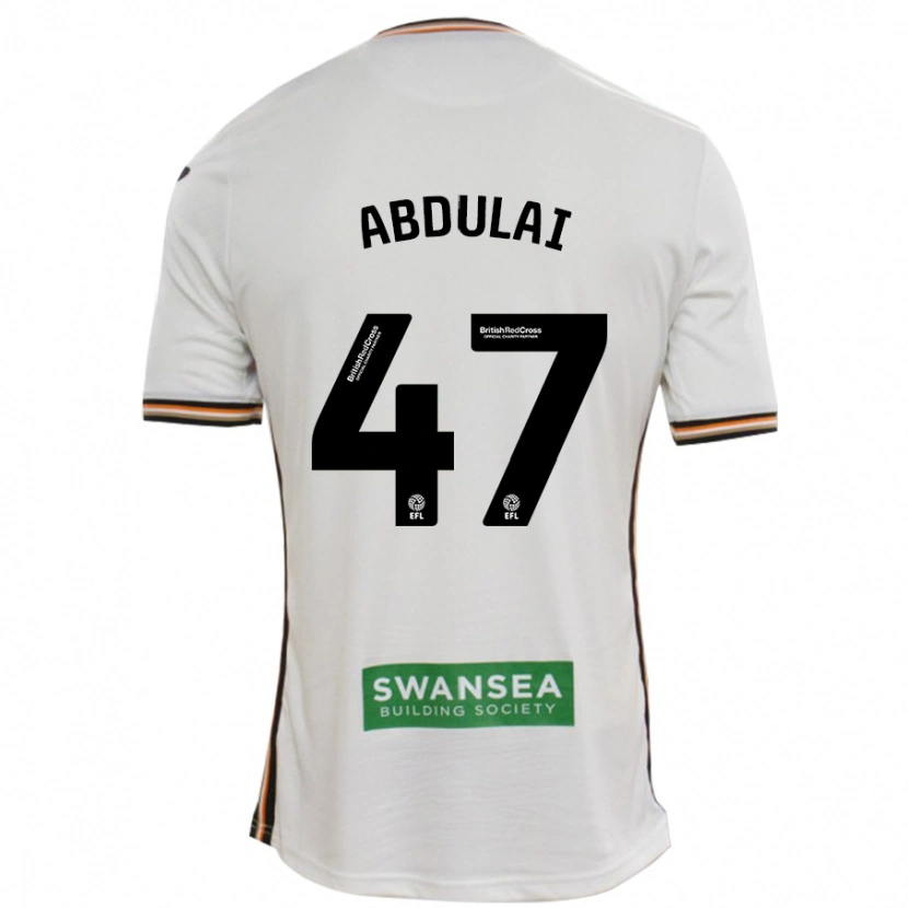 Danxen Niño Camiseta Azeem Abdulai #47 Blanco 1ª Equipación 2024/25 La Camisa México