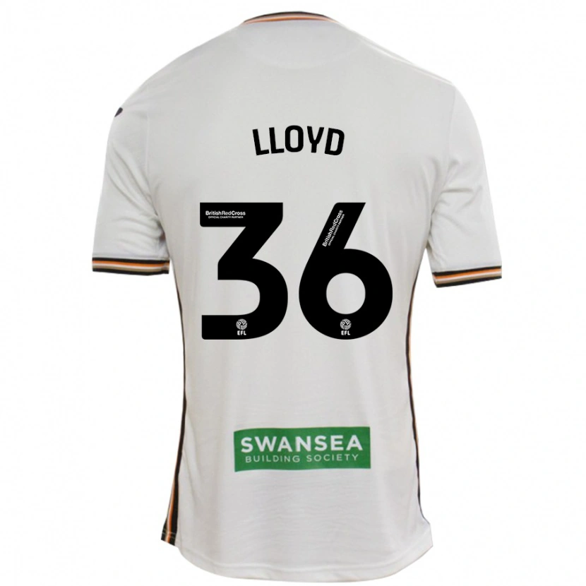 Danxen Niño Camiseta Ben Lloyd #36 Blanco 1ª Equipación 2024/25 La Camisa México