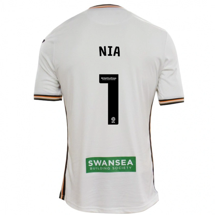Danxen Niño Camiseta Ffion Rees Nia #1 Blanco 1ª Equipación 2024/25 La Camisa México
