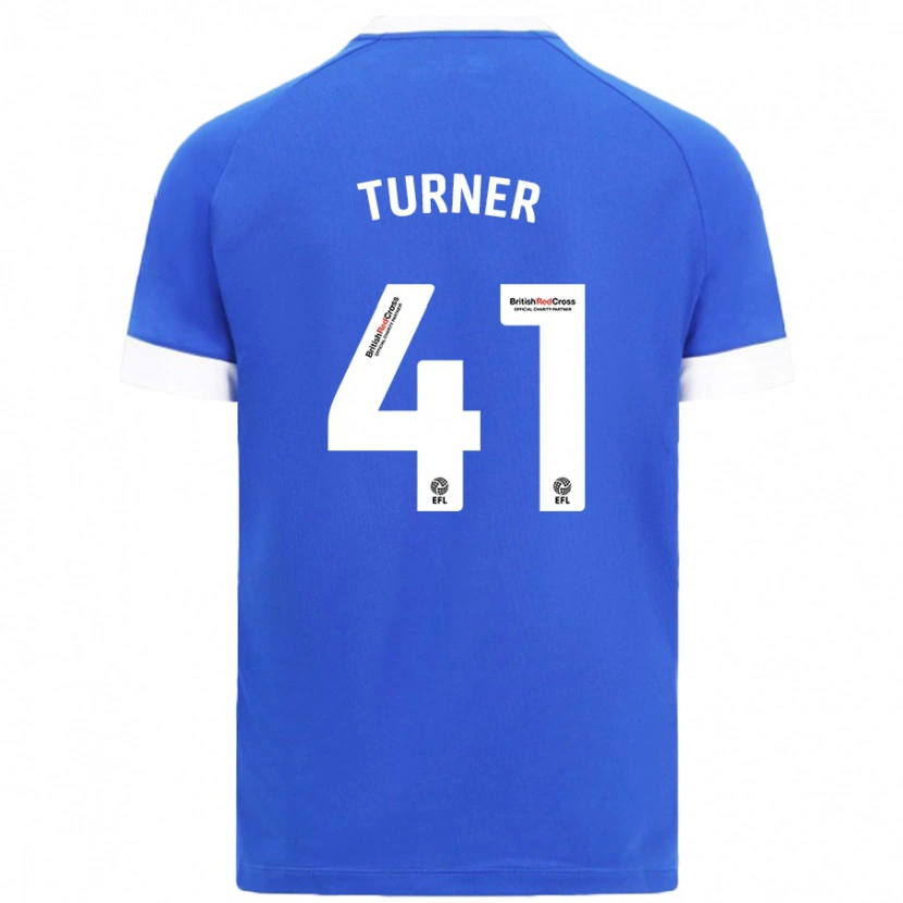 Danxen Niño Camiseta Matthew Turner #41 Azul Cielo 1ª Equipación 2024/25 La Camisa México
