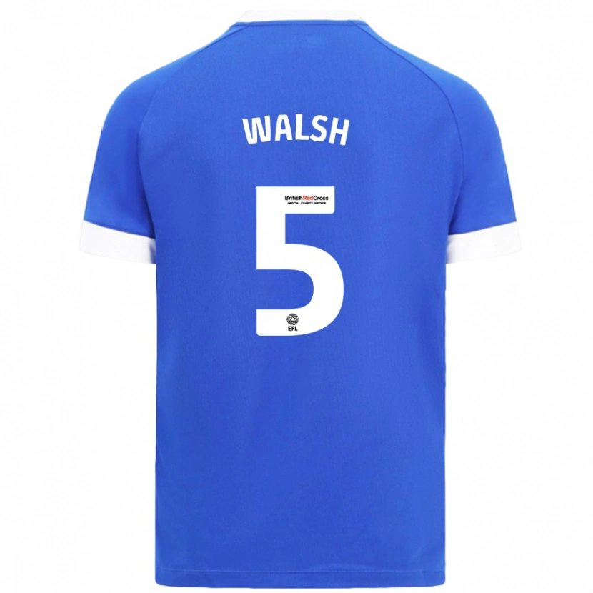 Danxen Niño Camiseta Siobhan Walsh #5 Azul Cielo 1ª Equipación 2024/25 La Camisa México