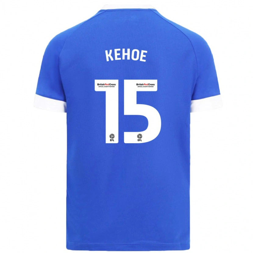 Danxen Niño Camiseta Molly Kehoe #15 Azul Cielo 1ª Equipación 2024/25 La Camisa México