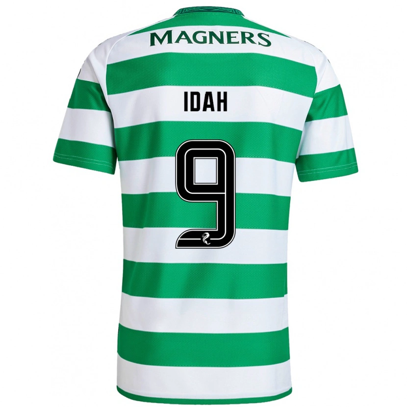 Danxen Niño Camiseta Adam Idah #9 Verde Blanco 1ª Equipación 2024/25 La Camisa México