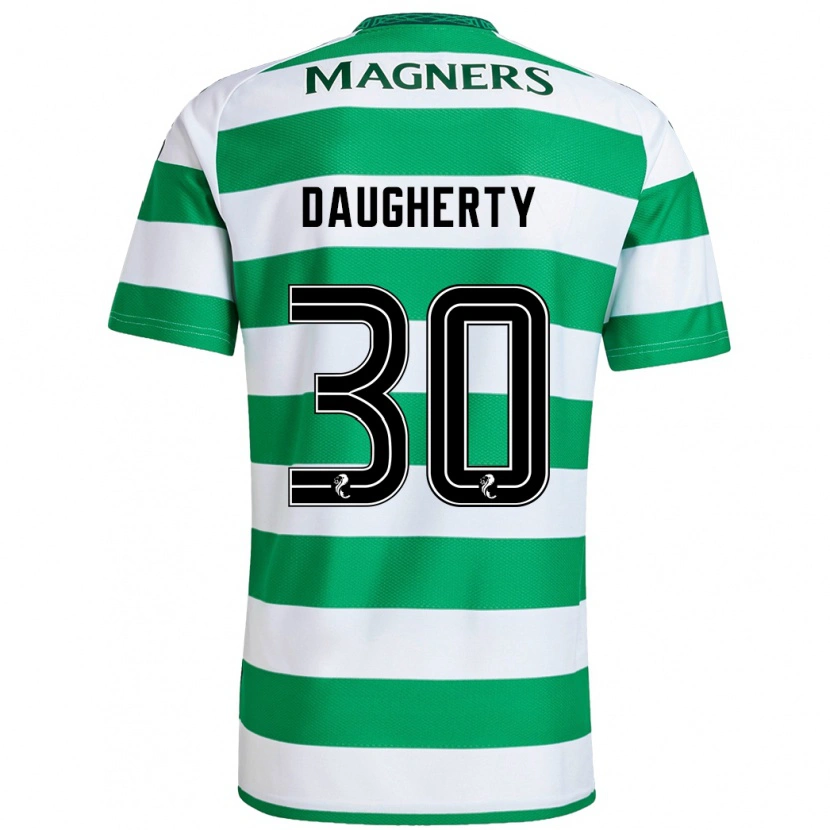 Danxen Niño Camiseta Kelsey Daugherty #30 Verde Blanco 1ª Equipación 2024/25 La Camisa México