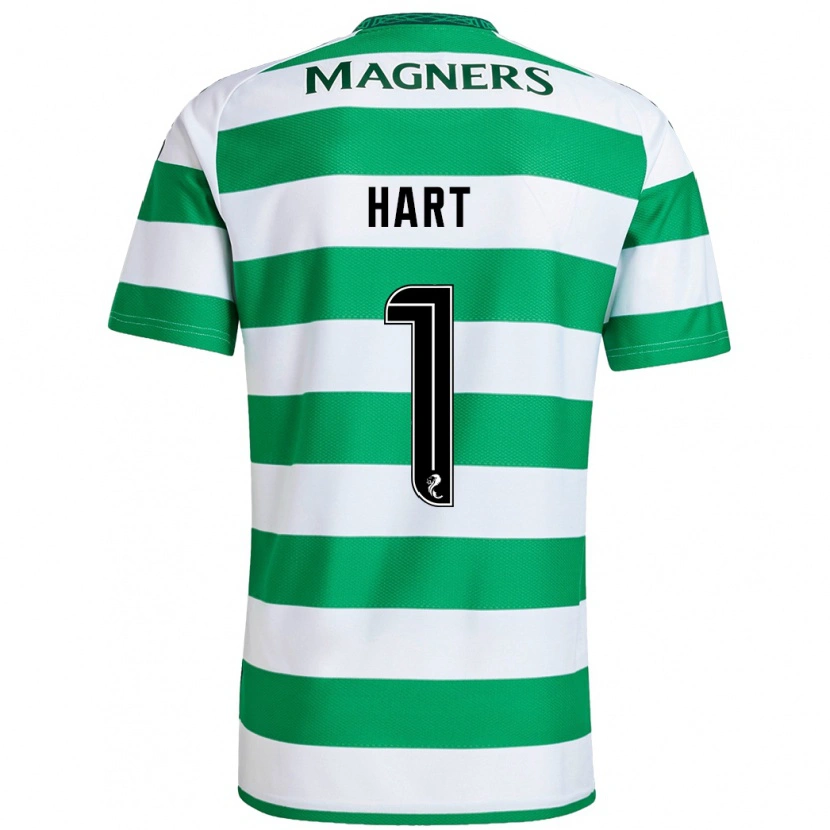 Danxen Niño Camiseta Joe Hart #1 Verde Blanco 1ª Equipación 2024/25 La Camisa México