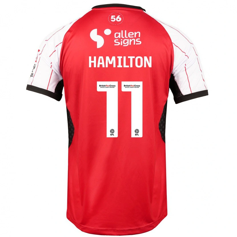 Danxen Niño Camiseta Ethan Hamilton #11 Blanco 1ª Equipación 2024/25 La Camisa México